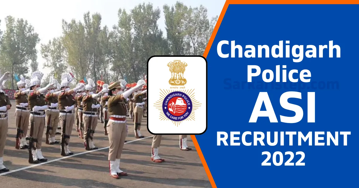 Chandigarh Police ASI Recruitment 2022 Notification Pdf